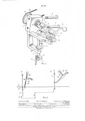 Приспособление для обрезки края материала на швейной машине (патент 367199)