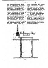 Способ установки платформы для морского бурения и устройство для его осуществления (патент 1048043)