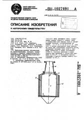 Печь кипящего слоя (патент 1027491)