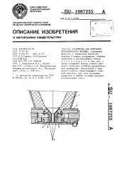 Устройство для получения металлического порошка (патент 1087255)