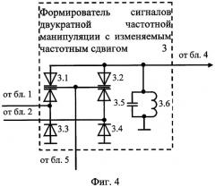 Система передачи четверично-кодированных радиосигналов (патент 2308156)
