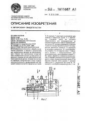 Устройство для закрепления (патент 1611687)