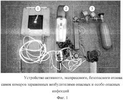 Устройство активного, экспрессного, безопасного для оператора отлова самок комаров, зараженных возбудителями опасных и особо опасных инфекций (патент 2551090)