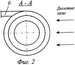 Циклонный теплообменный элемент рекуператора (патент 2282106)
