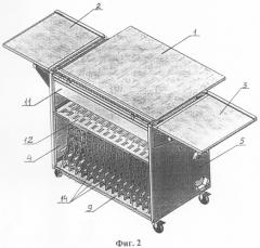 Стол-тележка для ноутбуков (патент 2324413)