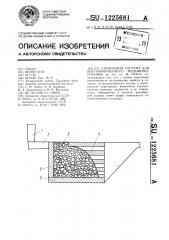 Литниковая система для внутриформенного модифицирования (патент 1225681)