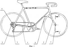 Велосипед с автоматическим переключением передач (патент 2385816)