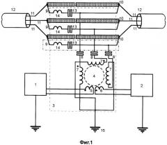 Устройство приема и передачи информации по распределительным электрическим сетям (патент 2502186)