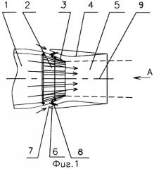 Выходное устройство воздушно-реактивного двигателя с управляемым вектором тяги (патент 2276740)