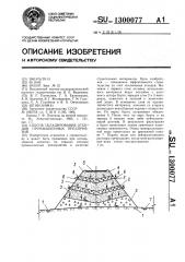 Способ складирования отходов промышленных предприятий (патент 1300077)