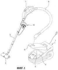 Пылесос с многоразовым фильтром (патент 2257129)