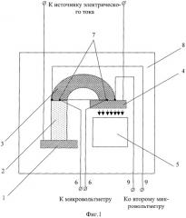Способ снятия зависимости  т=f(i) для ветви термоэлемента (патент 2280922)