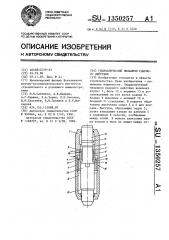 Гидравлический механизм ударного действия (патент 1350257)