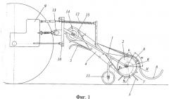 Подбирающе-оборачивающее устройство льноуборочной машины (патент 2379877)