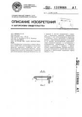 Устройство для опечатывания (патент 1319068)