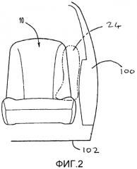 Узел сиденья транспортного средства и способ его образования (патент 2573685)