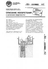 Установка для обезжелезивания подземных вод в пласте (патент 1318662)