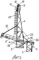 Башенный кран и способ его монтажа (патент 2371374)