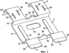 Накладка для соединения участков кабельных трасс (патент 2395885)