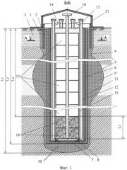 Хранилище радиоактивных отходов (патент 2518362)