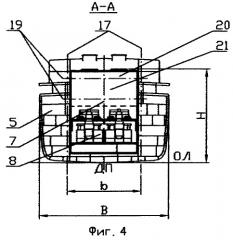 Способ формирования радиационно-защитной блок-упаковки для установки на береговое хранение (патент 2293386)