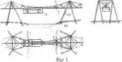 Транспортная система "транспорт-монорельс-тетраэдр" (патент 2374102)