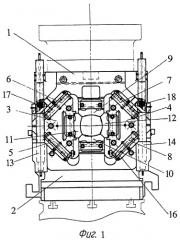 Четырехбойковое ковочное устройство (патент 2501625)