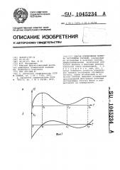 Способ определения момента экстремума сигнала (патент 1045234)