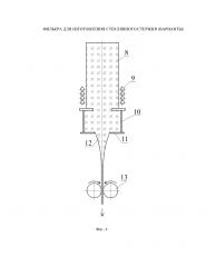 Фильера для изготовления стеклянного стержня (варианты) (патент 2618245)