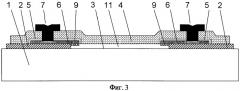Конструкция чувствительного элемента преобразователя давления на кни-структуре (патент 2474007)