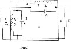Способ согласования комплексных сопротивлений и устройство его реализации (патент 2485640)