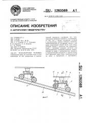 Транспортная тележка (патент 1263569)