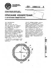 Буровая коронка (патент 1086112)