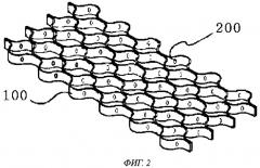 Армирование, имеющее сотовую структуру, для удерживания частиц почвы (патент 2426831)