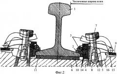 Безрезьбовое рельсовое скрепление и его элементы (патент 2303094)