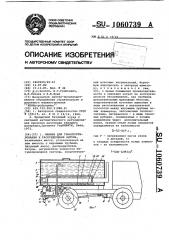 Машины для транспортирования и распределения битума (патент 1060739)