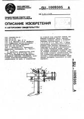 Рабочий орган для внутрипочвенного внесения гербицидов (патент 1009305)