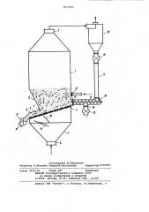 Установка для сушки растворов в кипящем слое (патент 1017893)