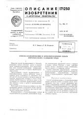 Патент ссср  171250 (патент 171250)