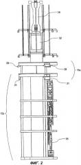 Буровое устройство для проходки шахтных стволов и способ проходки шахтного ствола (патент 2358107)