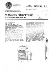 Автомат пакетной садки керамических изделий на обжиговую вагонетку (патент 1273251)