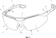 Очки, в частности рабочие защитные очки (патент 2309440)