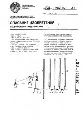 Устройство для очистки пакета трубчатых поверхностей теплообмена (патент 1295197)