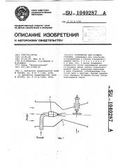 Устройство для розжига горелки (патент 1040287)