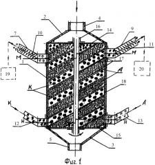 Колонный противоточный ионитный фильтр (патент 2318574)