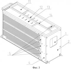Электронный блок с воздушным охлаждением (патент 2569492)