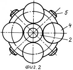 Долото для ударно-вращательного бурения (патент 2252306)