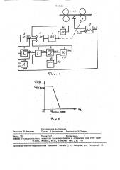Устройство для управления скоростью клети непрерывного стана холодной прокатки полосы (патент 1632541)