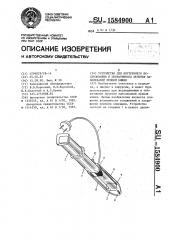 Устройство для внутреннего исследования и оперативного лечения заболеваний прямой кишки (патент 1584900)