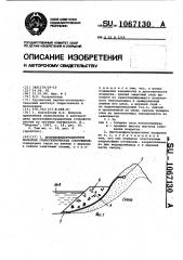 Противофильтрационное покрытие гидротехнических сооружений (патент 1067130)